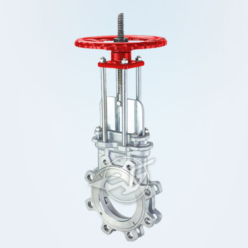 Manual knife gate valve