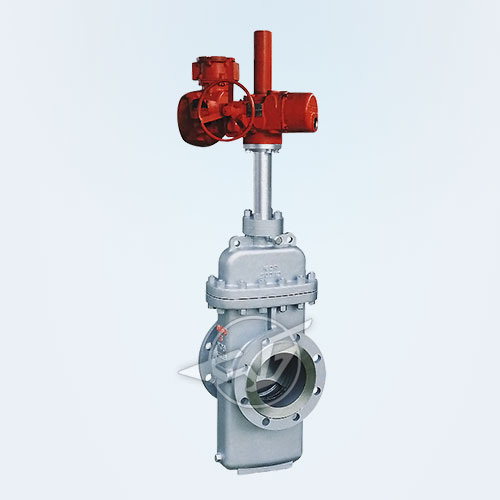 Electric flat gate valve