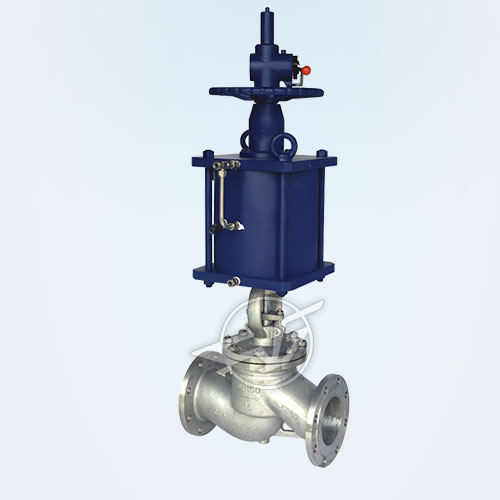  Pneumatic globe valves