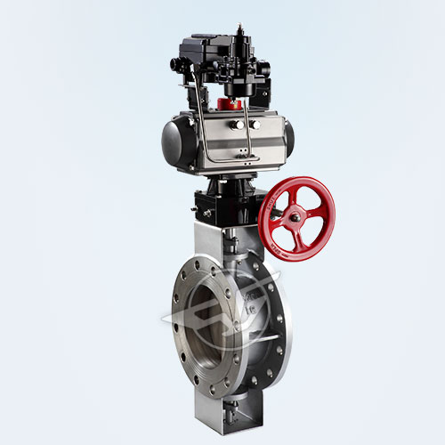 Pneumatic butterfly valve