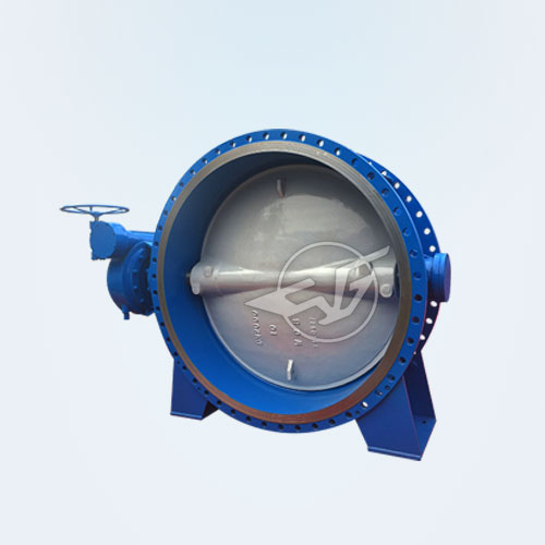 Large diameter metal seal butterfly valve