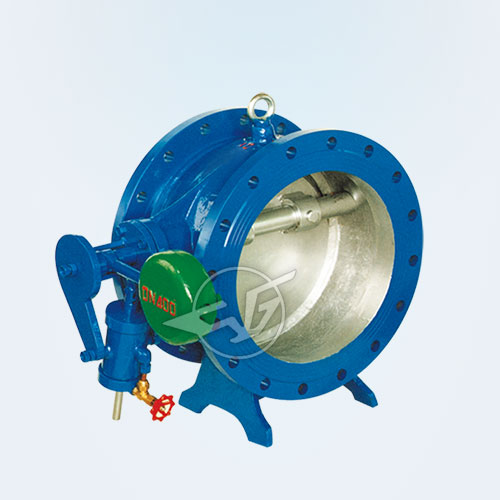 Butterfly cushion check valve