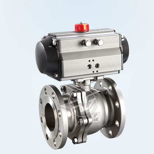 Pneumatic high platform ball valve