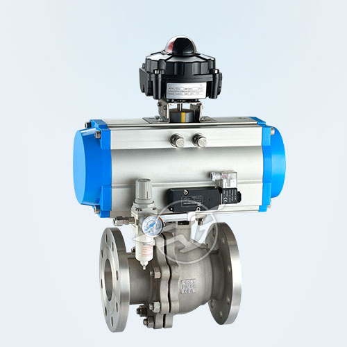 Pneumatic high platform ball valve  