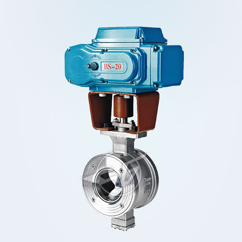 Electric V-ball valve